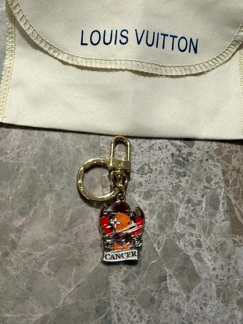 Stunning and RARE Fashion ZODIAC Bag Charm/Key Holder! Brand New Never Used!